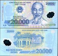 *20 000 Dong Vietnam 2006-20, polymer P120 UNC - Kliknutím na obrázok zatvorte -